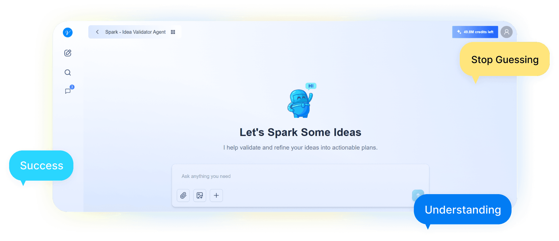 Spark validating an offer inside Vonza